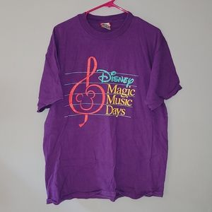 Vintage DISNEY Magic Music Days Purple T-Shirt
